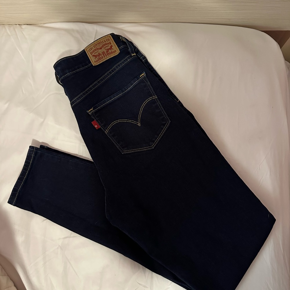 Levi’s denim jeans dark blue skinny
